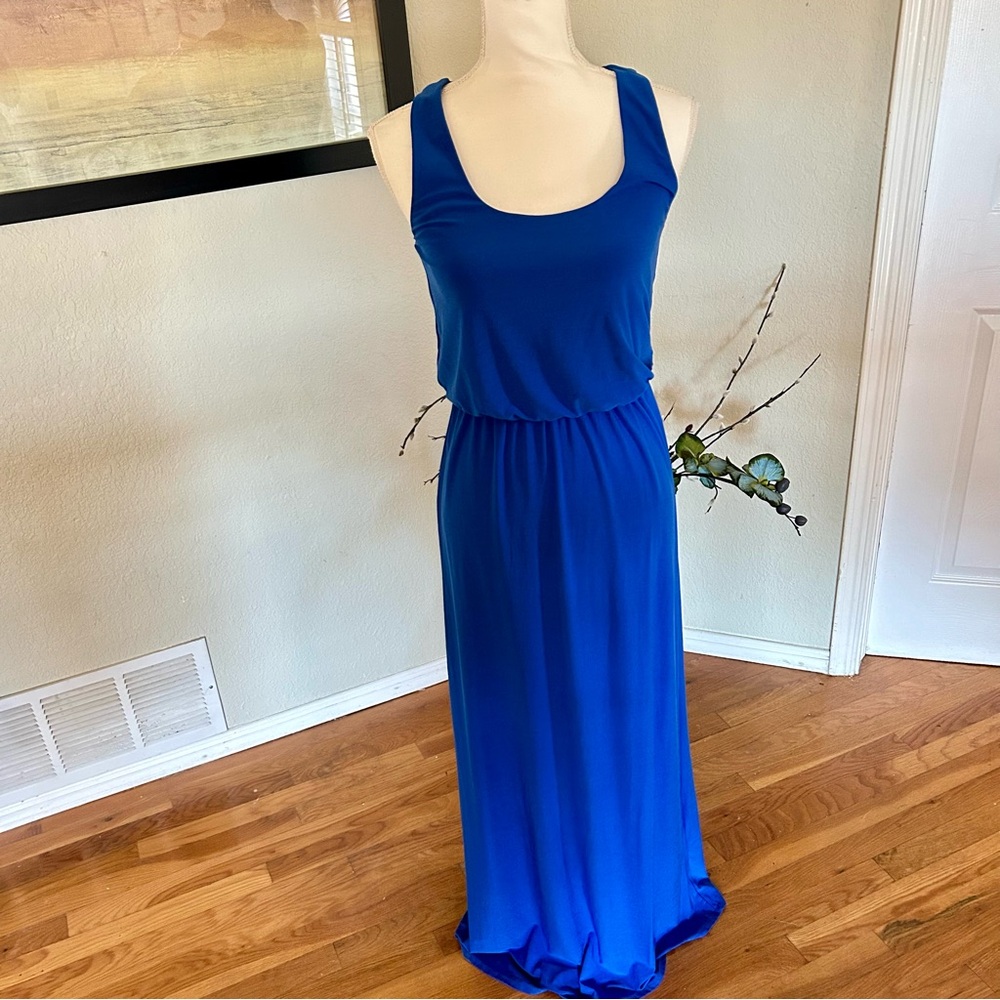 Trixxi Royal Blue Racerback Maxi Dress in Women’s XS